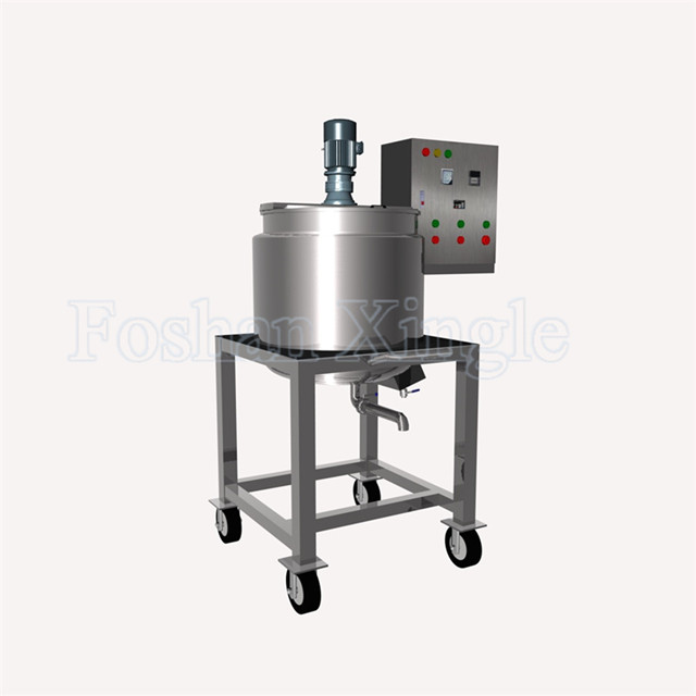 Tangki Pencampur Sabun Sampo Stainless Steel dengan Agitator