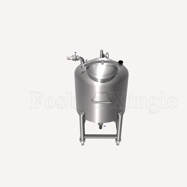 Tangki Pencampur Penyimpanan Vertikal Susu Seluler 100L Stainless Steel