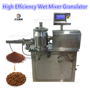 Granulator Pencampur Basah Farmasi Efisiensi Tinggi PLC