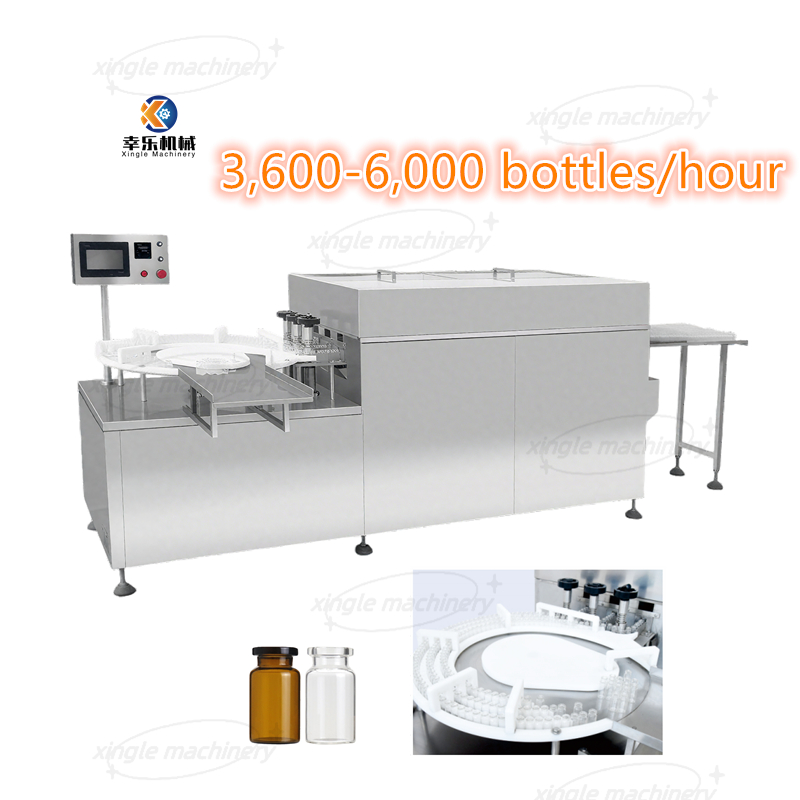 Mesin Cuci Botol Ultrasonik Otomatis tipe Auger Industri