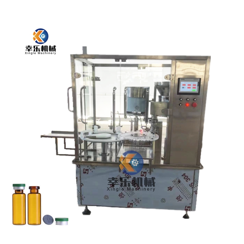 Mesin Pengisian Dan Pembungkus Botol Cair Kosmetik Kepala Ganda