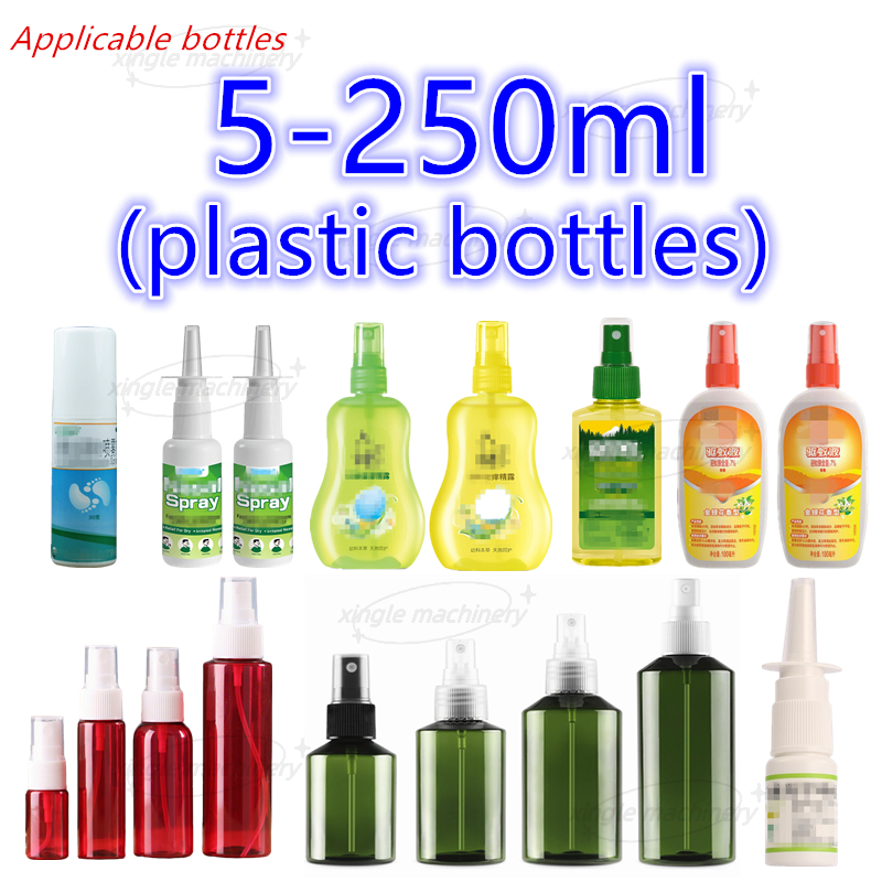 Mesin Pengisian Dan Penyegel Botol Semprot Vial Otomatis Rotary 5-250ml
