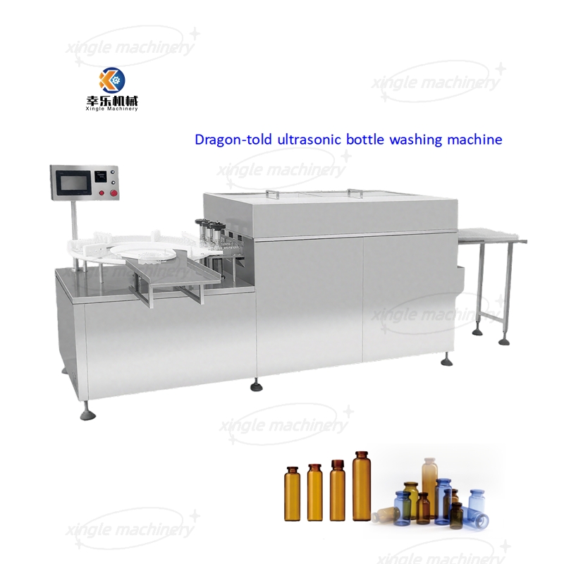 Mesin Cuci Botol Ultrasonik Otomatis tipe Auger Industri