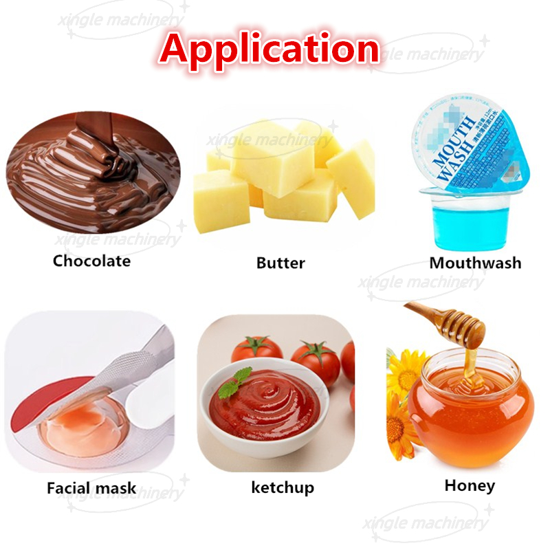 Mesin Pengemas Blister Mentega Coklat Cair Kecil
