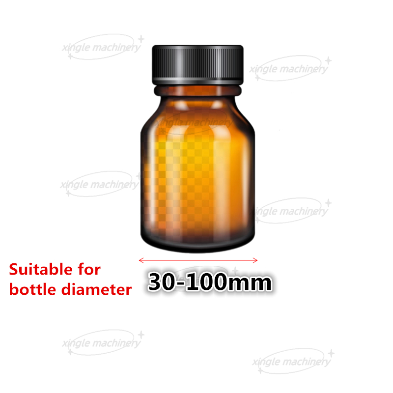 Mesin Pelabelan Stiker Pemosisian Otomatis Penuh untuk Botol Bulat
