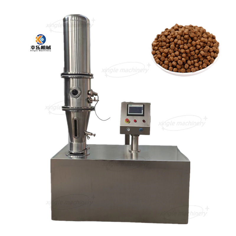 Mesin Granulator Perebusan Pengeringan Fluidized Bed Makanan Farmasi