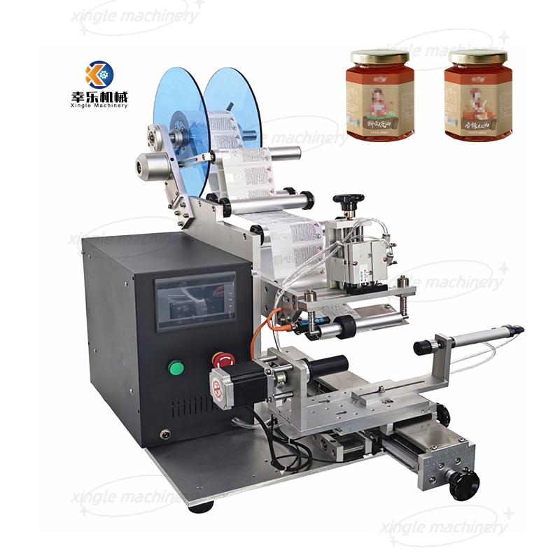 Mesin Pelabelan Multi-fungsi Semi-otomatis Stiker PLC