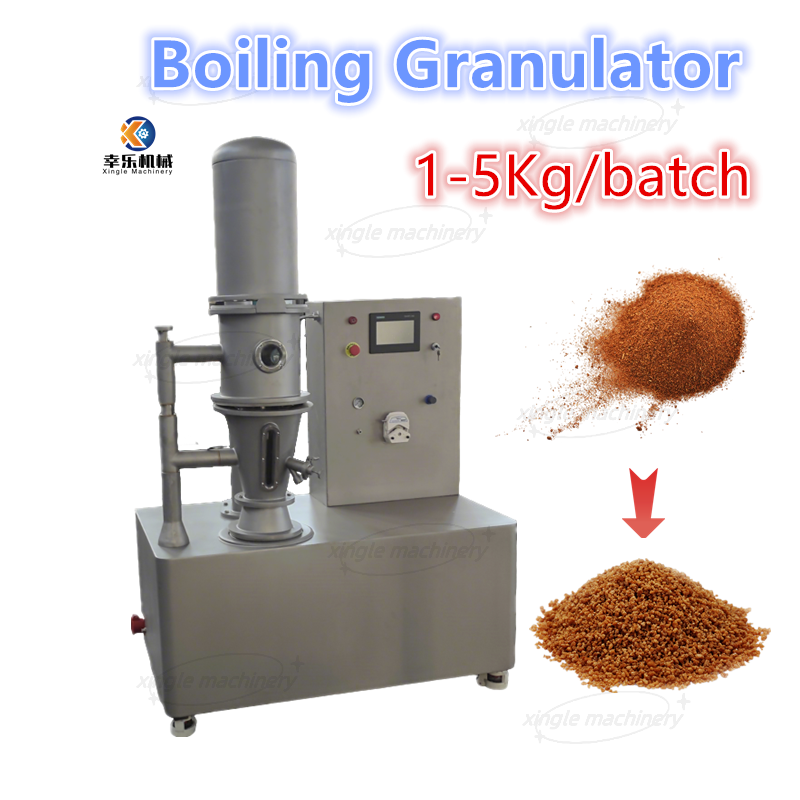 Mesin Granulator Perebusan Pengeringan Fluidized Bed Makanan Farmasi