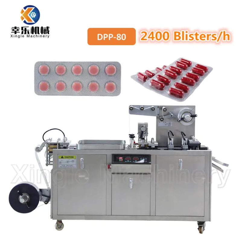 dpp-80 Tablet Kapsul Mesin Blister Otomatis 