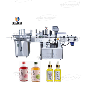 Mesin Pelabelan Botol Bulat Vertikal Otomatis untuk Botol Kaca