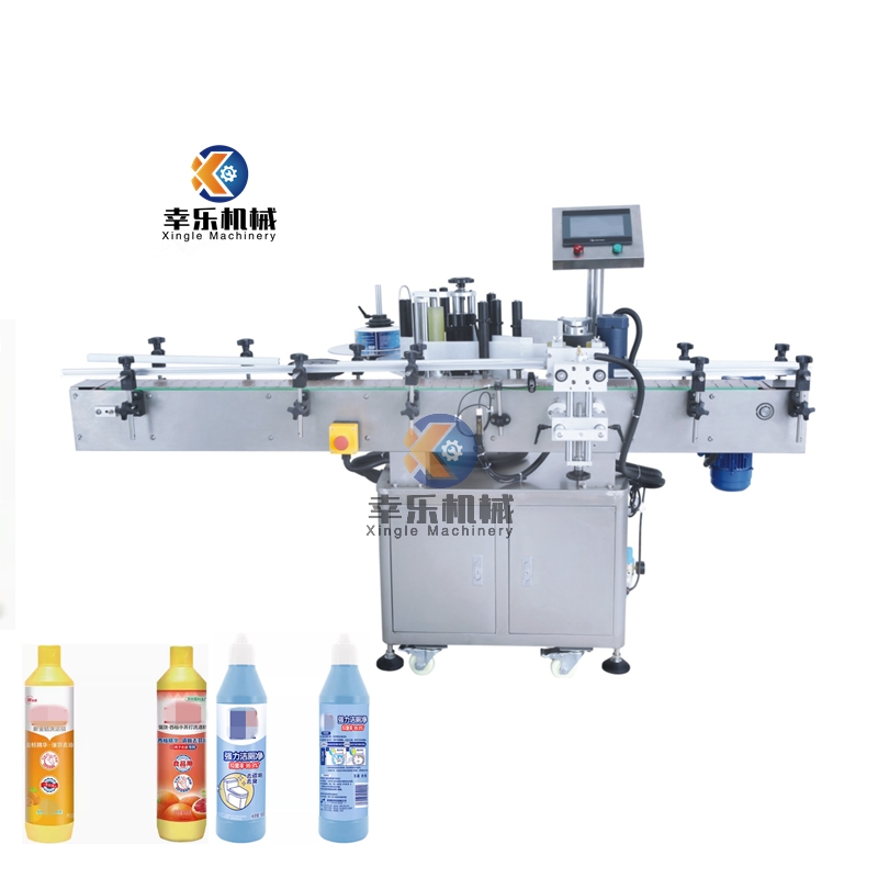 Mesin Pelabelan Stiker Pemosisian Otomatis Penuh untuk Botol Bulat