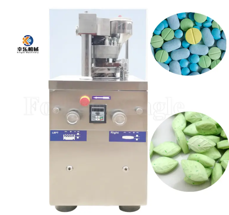 Mesin Press Tablet Rotary Farmasi Otomatis Kecil