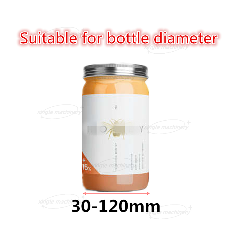 Mesin Pelabelan Botol Bulat Vertikal Otomatis untuk Botol Kaca