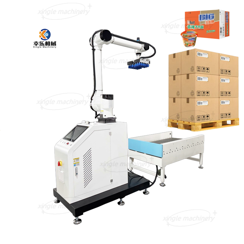 Tas Kotak Karton Palletizer Robot Kolaboratif Portabel Otomatis