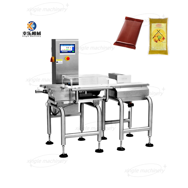 Mesin Sortasi Berat Otomatis Skala Checkweigher Belt Konveyor 