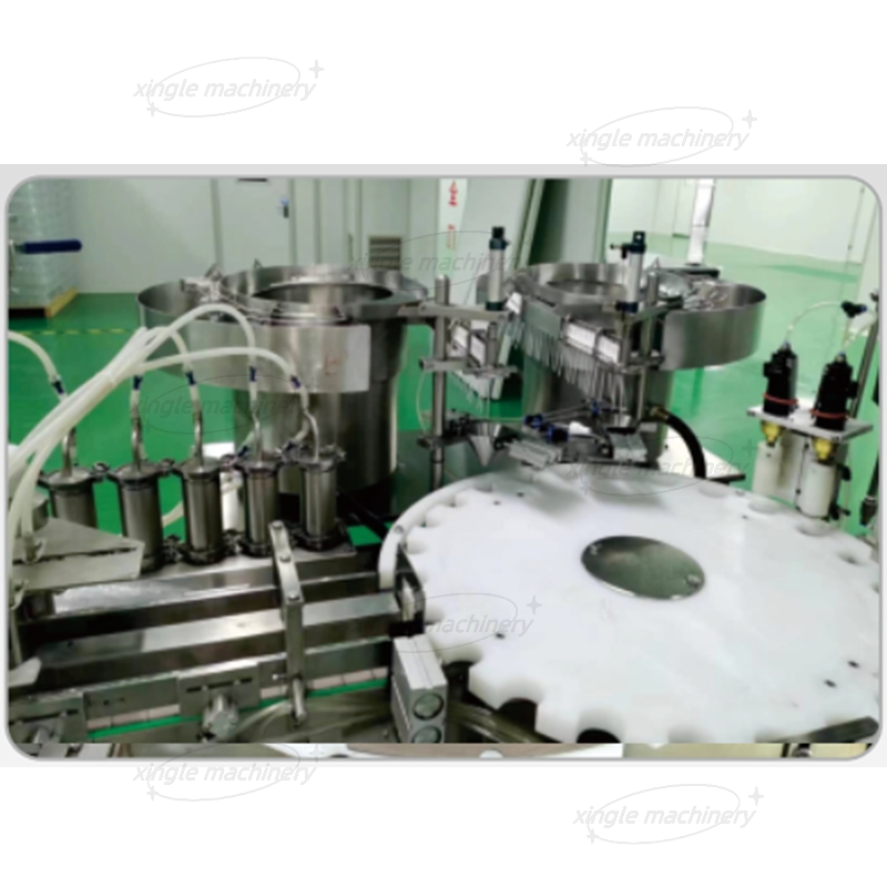Mesin Pengisian Dan Penyegel Botol Semprot Vial Otomatis Rotary 5-250ml