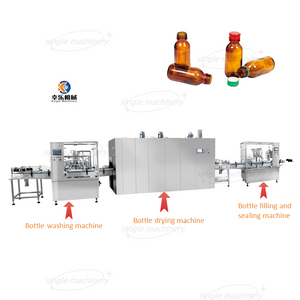 Lini Produksi Pengisian Botol Kecepatan Rendah Dosis Besar Cairan Oral