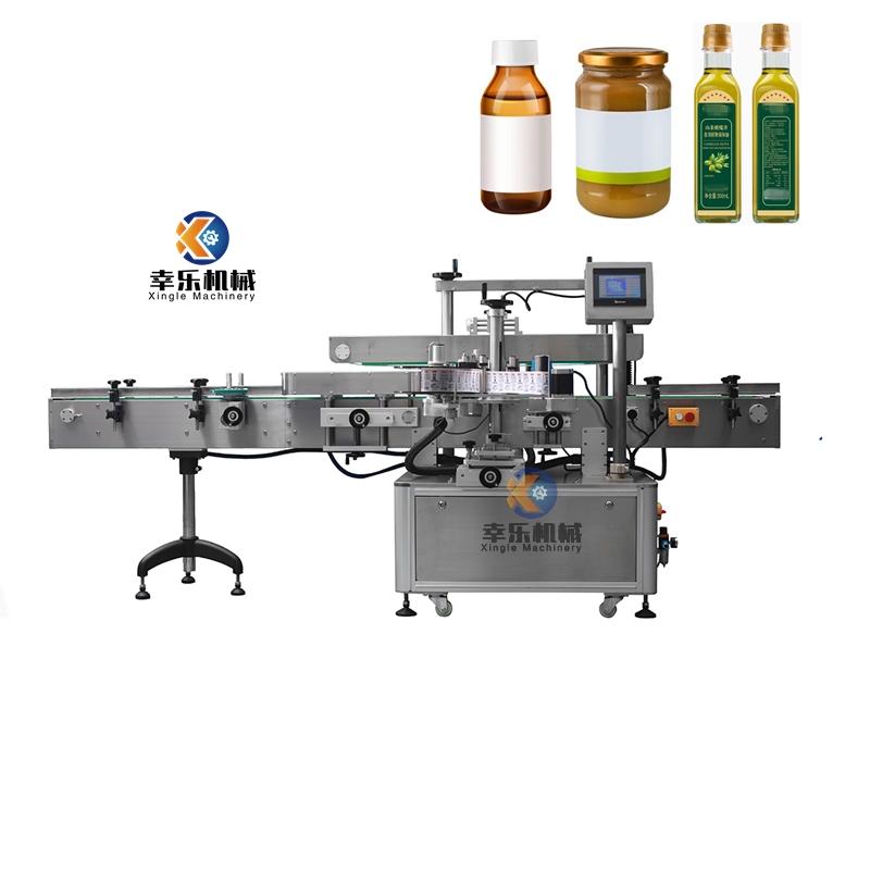 Mesin Pelabelan Stiker Sisi Ganda Otomatis untuk Botol